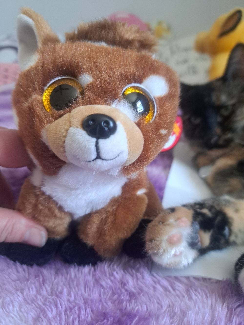 Plush Brown Small Pet Toy Deer - Soft Stuffed Animal TY